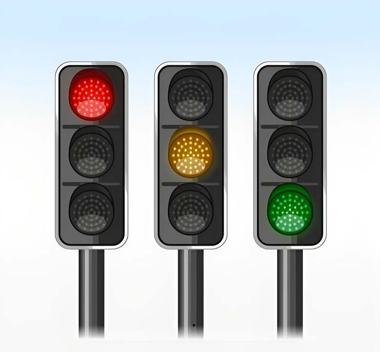 Traffic light design using FPGA